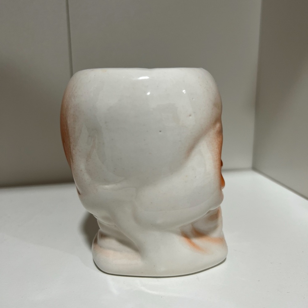 Orange and White Skull Mug EUC - Picture 6 of 8
